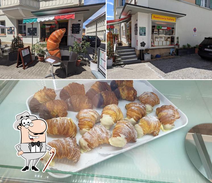 Tra le diverse cose da Il Panzerotto si possono trovare la esterno e cibo Tra le diverse cose da Il Panzerotto si possono trovare la esterno e cibo