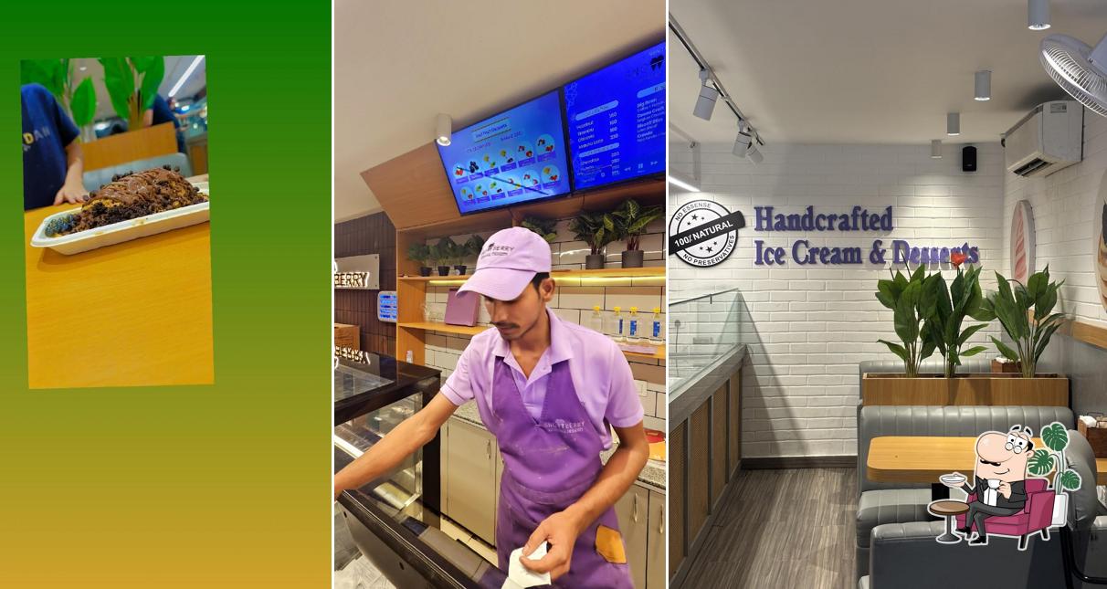 The interior of Snowberry - Artisanal Desserts