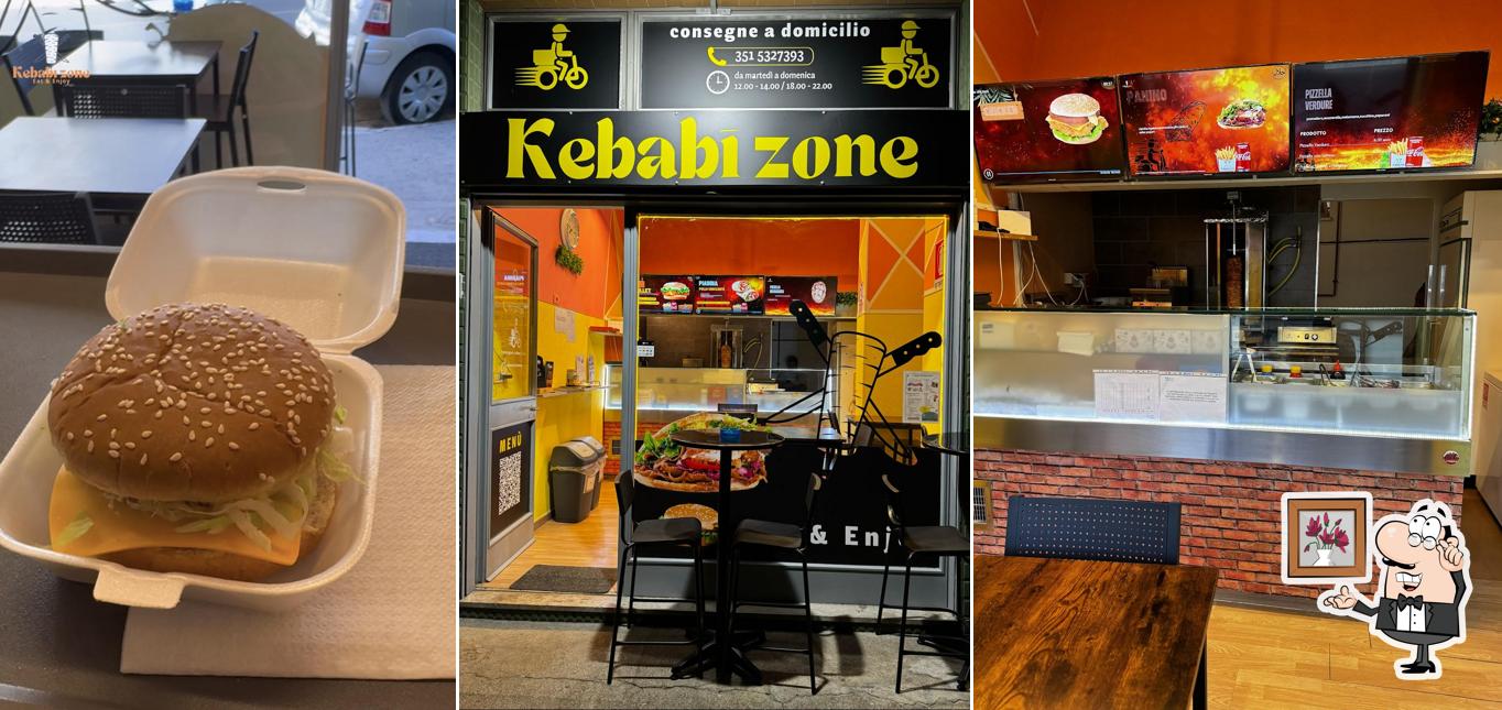 Gli interni di kebabi zone