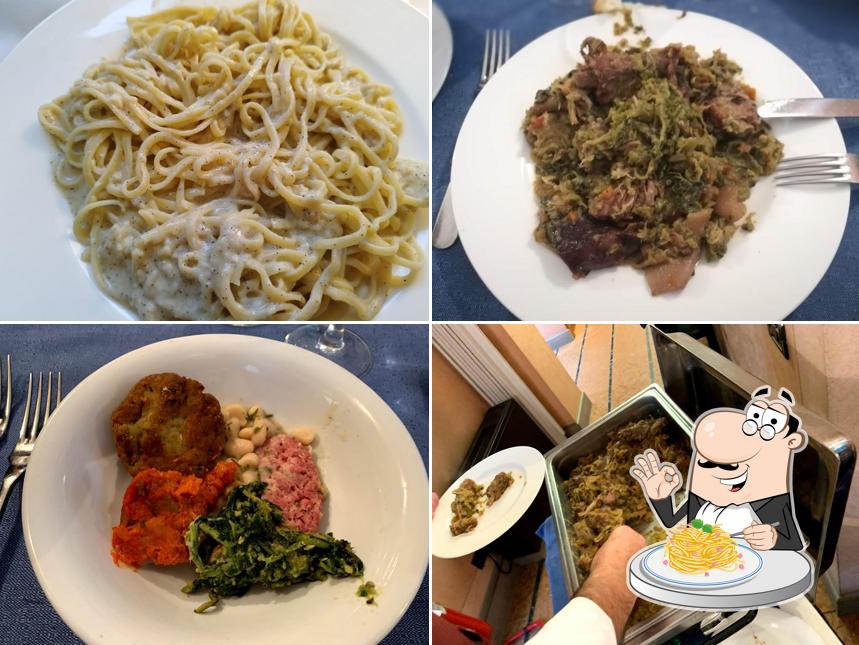 Spaghetti alla carbonara al Ristorante Garibaldi