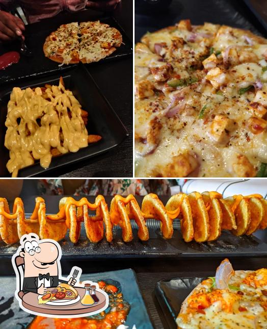 Try out various types of pizza