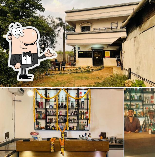 The interior of Deepak Garden Restro & Bar