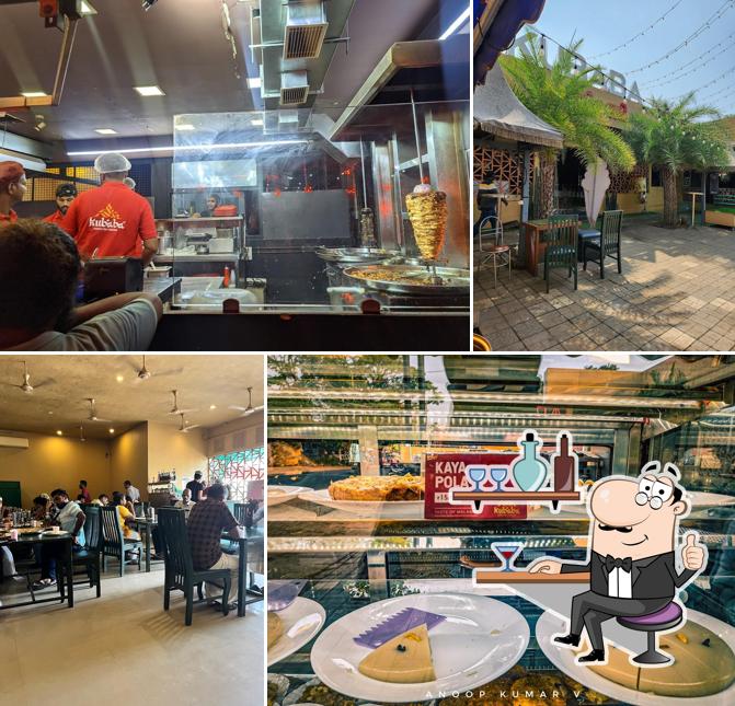 The interior of Kubaba Food Park