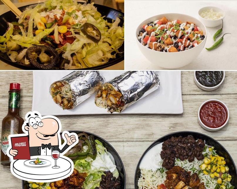 Food at California Burrito Mexican Kitchen @ Bagmane WTC