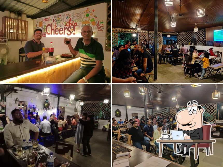 Take a seat at one of the tables at Emerald`s Chillout Resto Bar