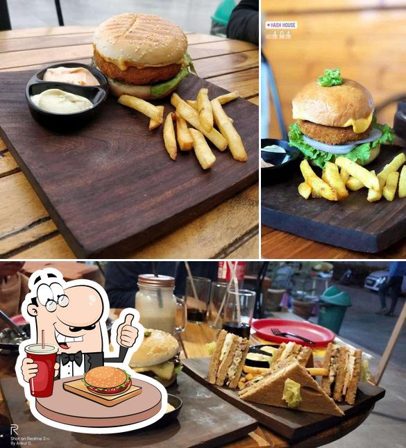 Get a burger at Hash House