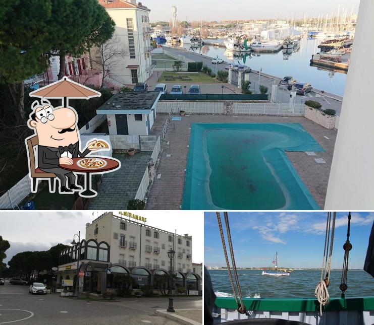 La parte esterna è una caratteristica importante di Hotel Miramare