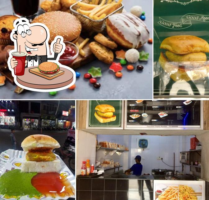 Try out a burger at Jay Bhavani Vadapav