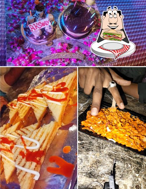 Club sandwich at Moon Light Cafe & Club