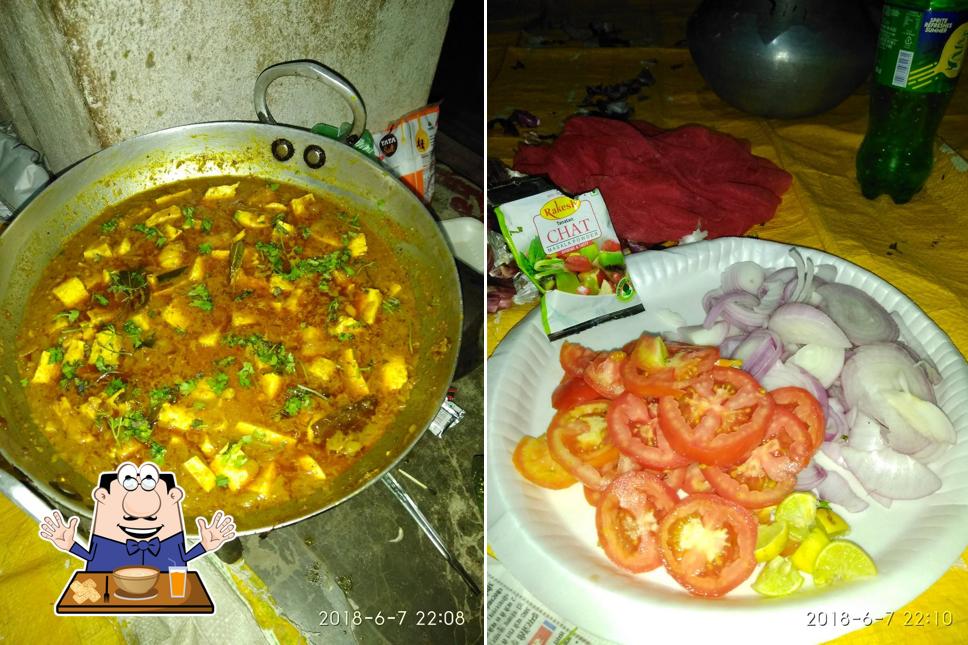 Food at Raj Cyber Cafe