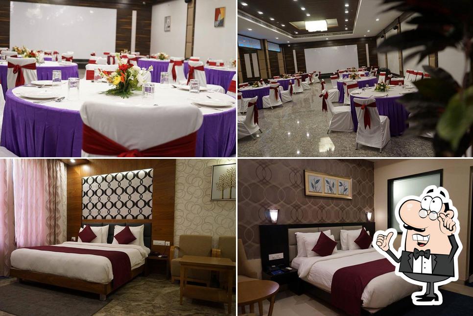 The interior of Hotel Brahmani Jajapur Road