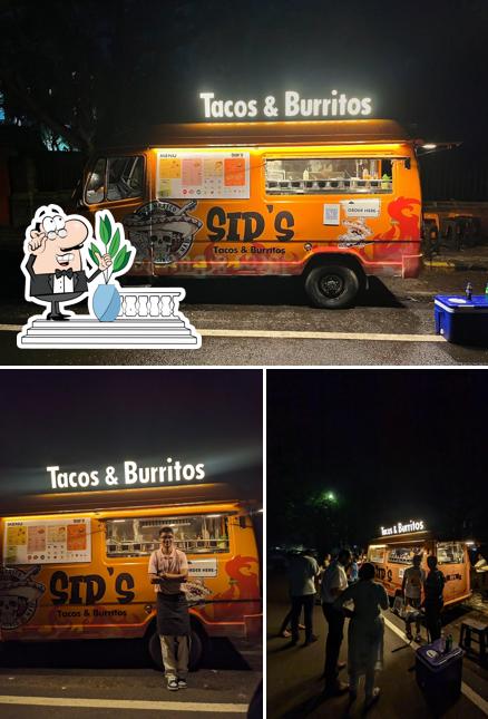 The exterior of Sid's Tacos & Burritos