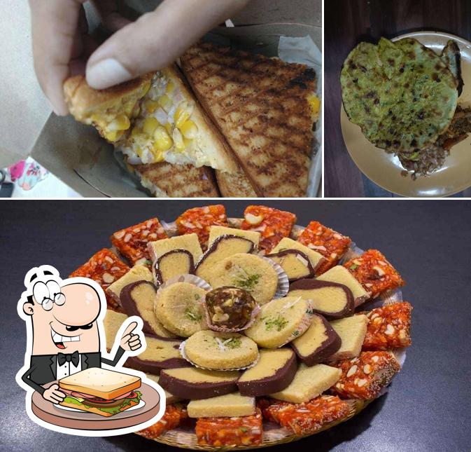 Grilled cheese sandwich at Sweet India Foods