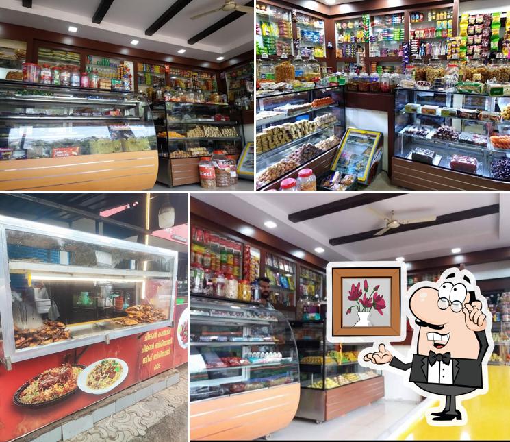 The interior of VK Bakery And Biriyani Centre