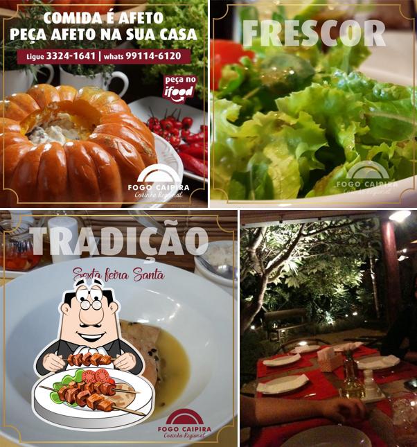Comida em Fogo Caipira