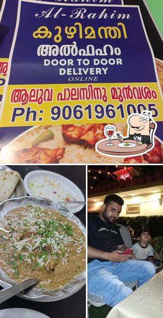 Food at Al Raheem Hotel