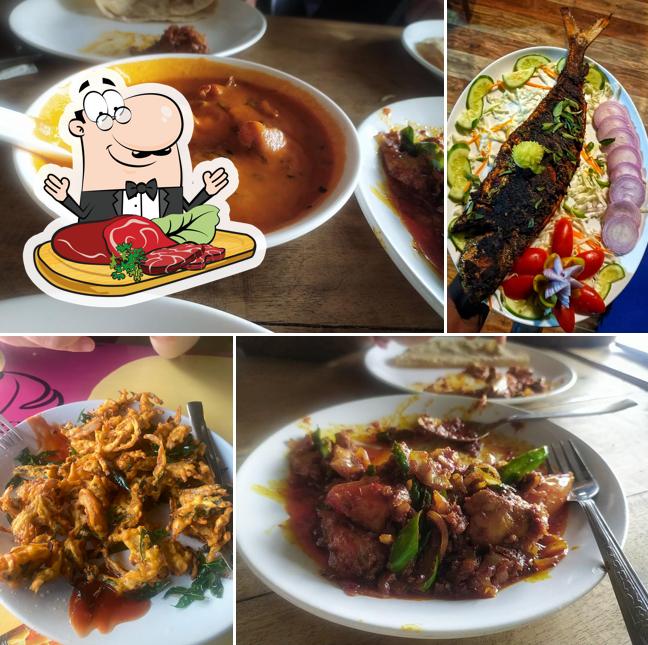 Try out meat meals at Cafe Black Beach