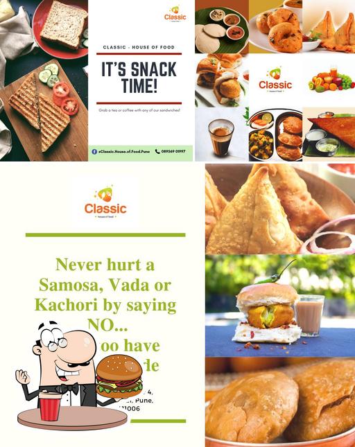 Get a burger at Classic - House of Food