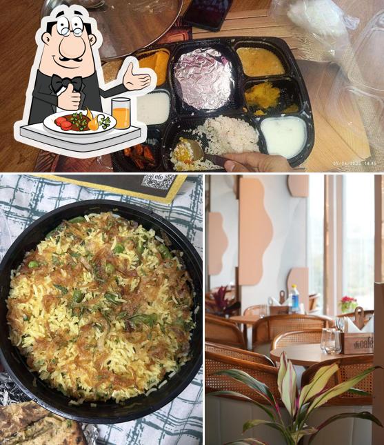 The restaurant's food and beverage