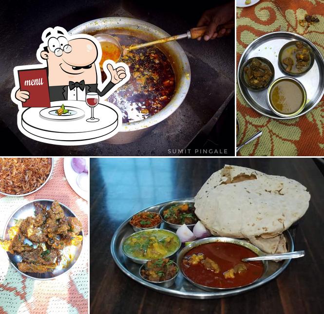 Meals at Hotel RK,Bahul