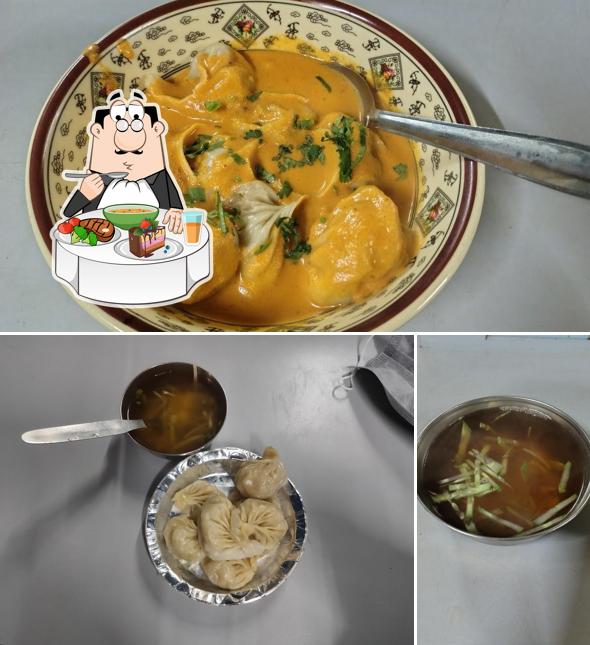 Hot and sour soup at Hotel Sandhya