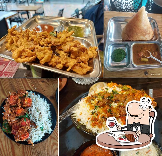 Get meat dishes at Lali's kitchen Chole Bhature Pav Bhaji & Paratha House