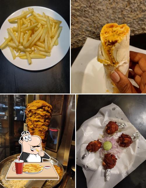 French fries at Lezzet Shawarma