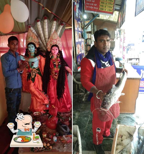 Meals at S alam singh chicken shop