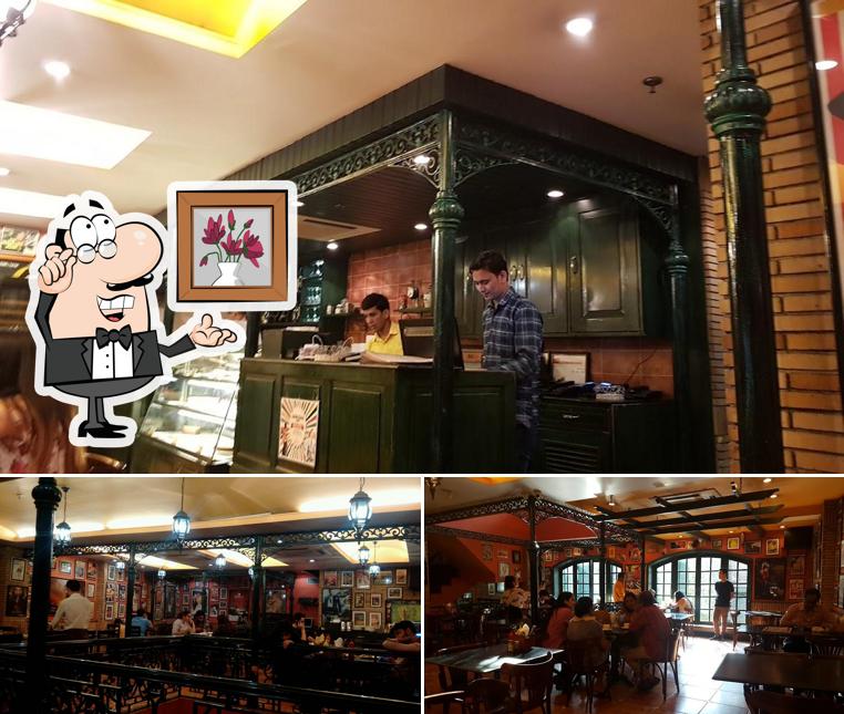Take a seat at one of the tables at The Big Chill Cafe