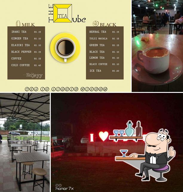 The interior of The Tea Cube Infocity