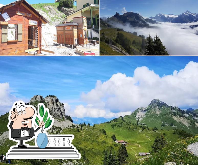 Gli esterni di Hotel Schynige Platte Gli esterni di Hotel Schynige Platte