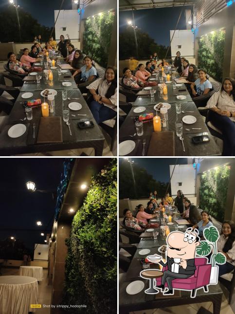 Check out how 360 The Rooftop Restaurant looks inside
