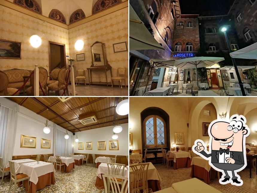 Gli interni di Hotel La Rosetta