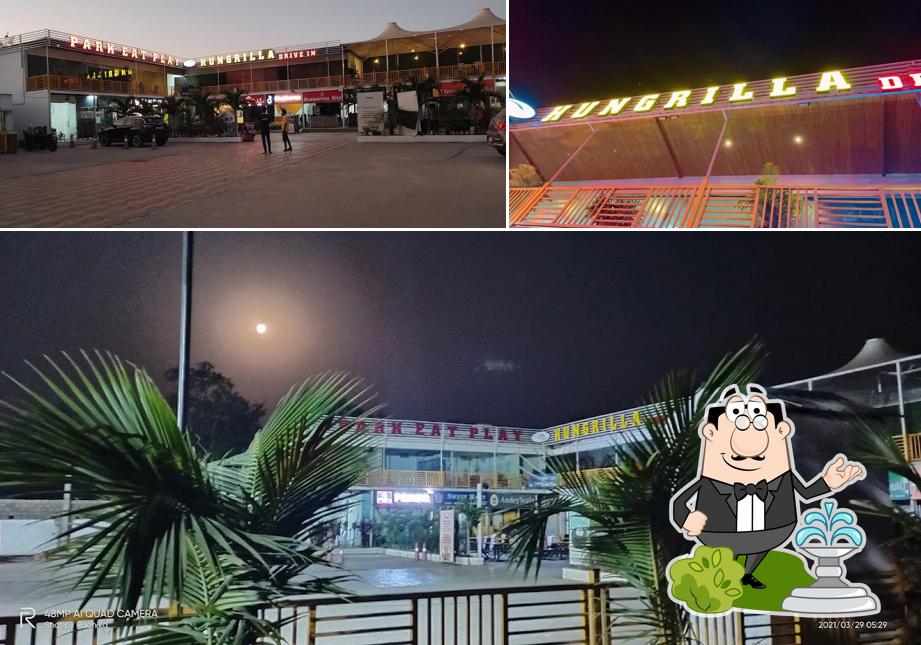 Enjoy the view outside Hungrilla sports club