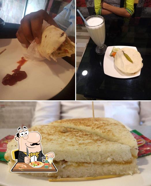 Food at In Out Burger & Cafeteria