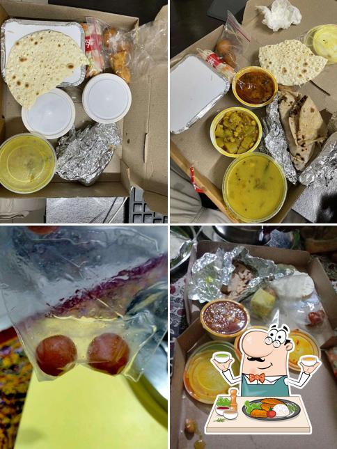 Food at Kansaar Gujarati Thali