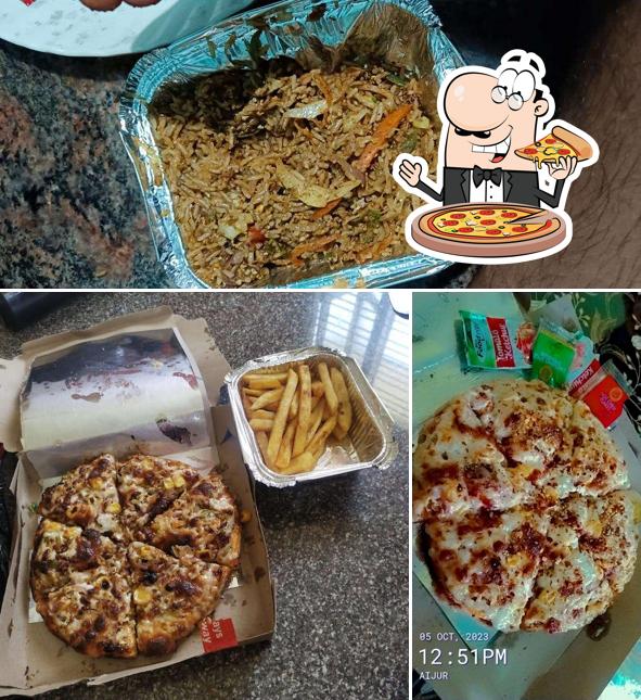 Try out various types of pizza