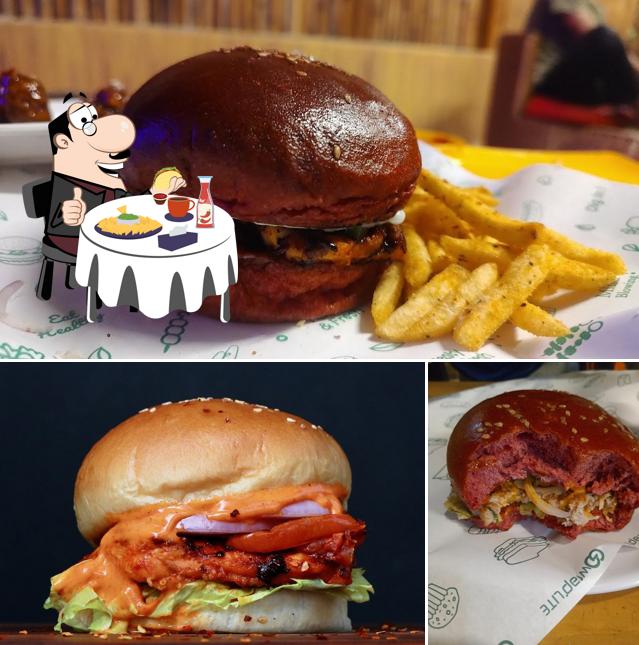 Try out a burger at Downtown bistro & Cafe