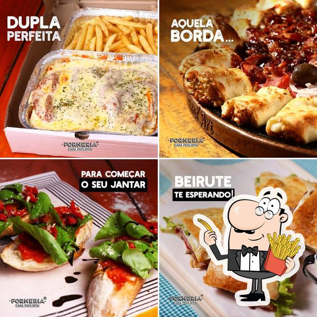 Prove cbatatas fritas francesas no Forneria Casa Paulista