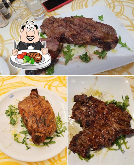 Prova i un pasto a base di carne a Il Rustico Albarella