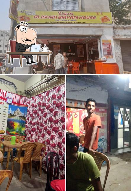 Check out how Kolkata Alishan Biryani House looks inside