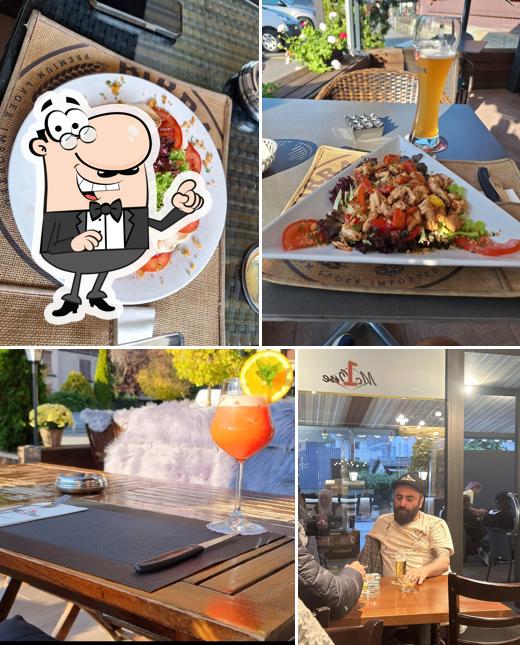 Tra le varie cose da Restaurant + Bar MC One GmbH si possono trovare la interni e cibo
