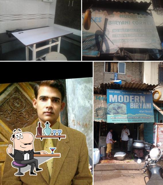 The interior of Modern Biryani Corner