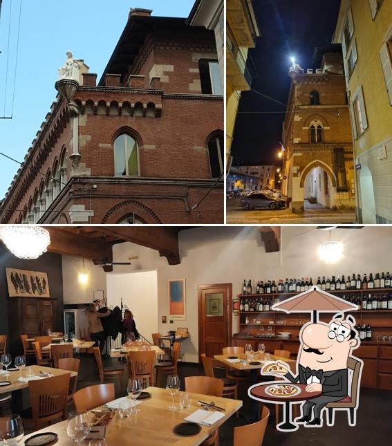 La esterno e interni del ristorante