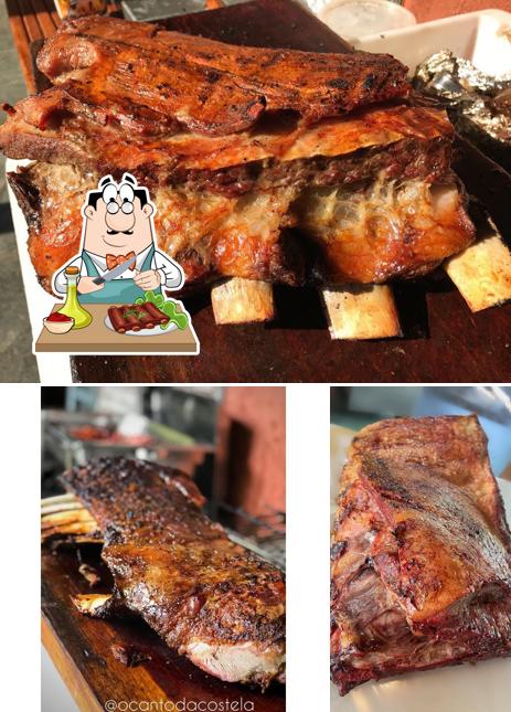 Costelas de porco em O Canto Da Costela