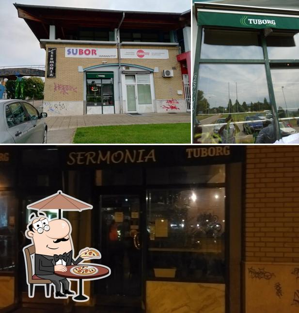 Gli esterni di Sermonia Cafe