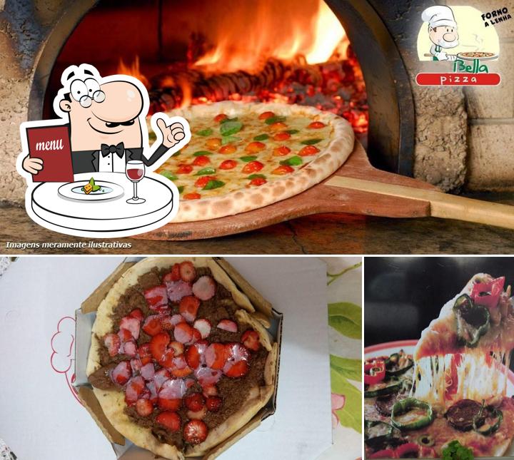 Comida em Bella Pizza