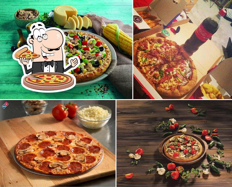 At Domino's Pizza, you can order pizza