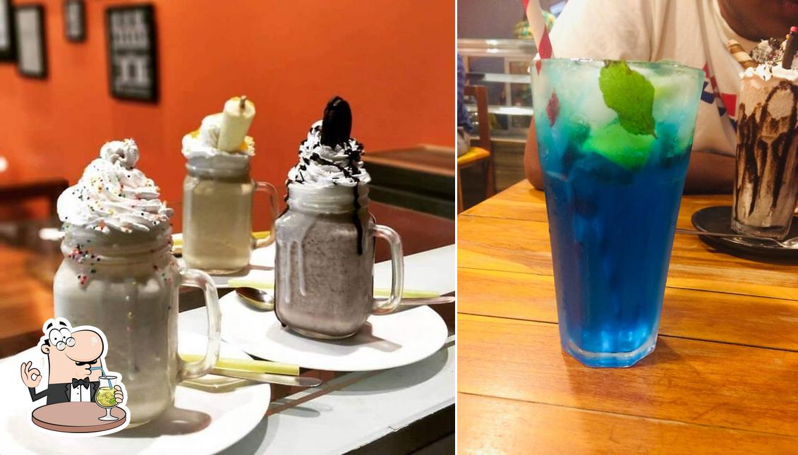 Pick a drink from the menu