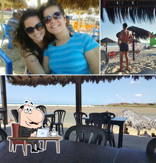 O interior do Barraca Rei do Caranguejo